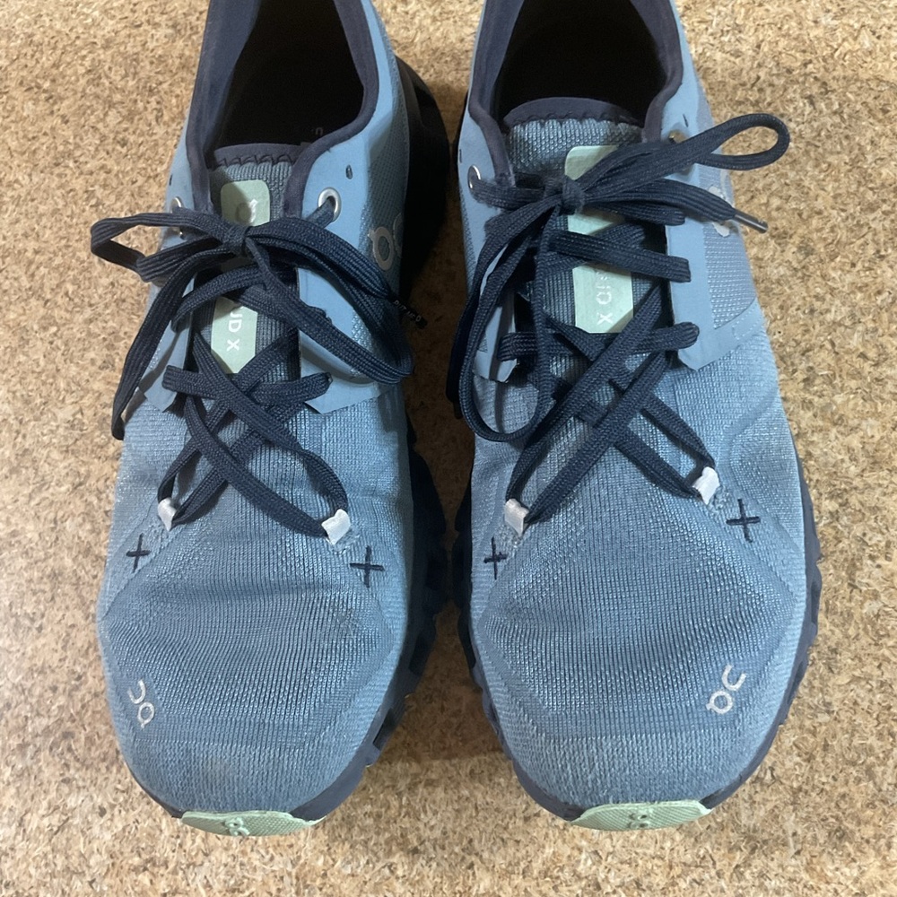 On Running Athletic Shoes - Blue and Green